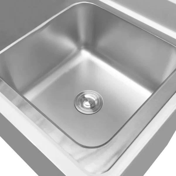 Stainless steel cabinet with sink