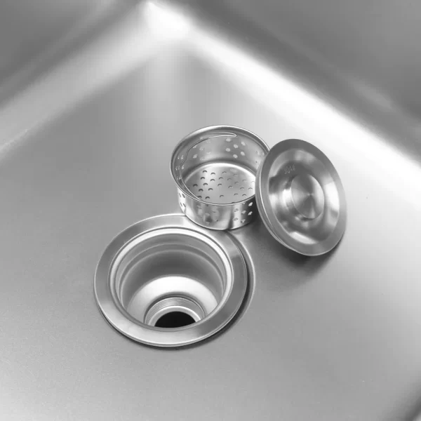 Stainless steel cabinet with sink