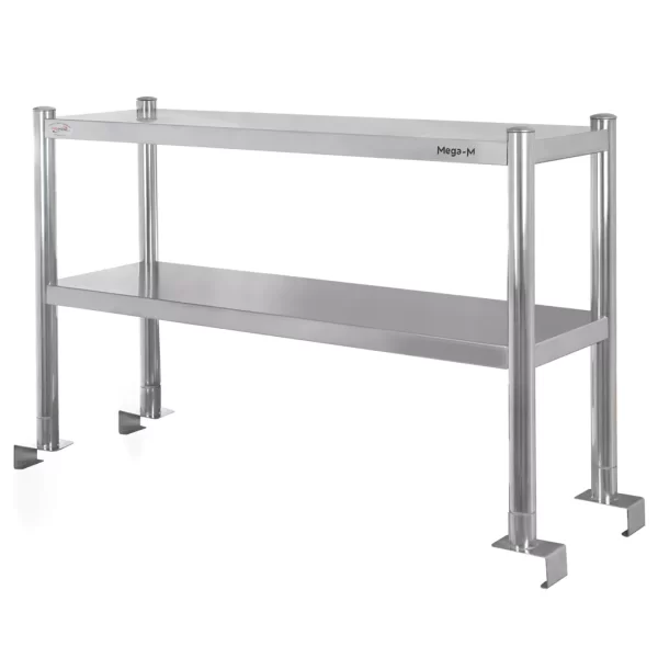 Stainless steel table extension 150x30x60 cm
