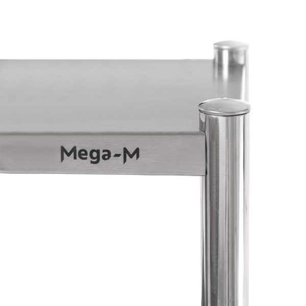 Stainless steel table extension 150x30x60 cm