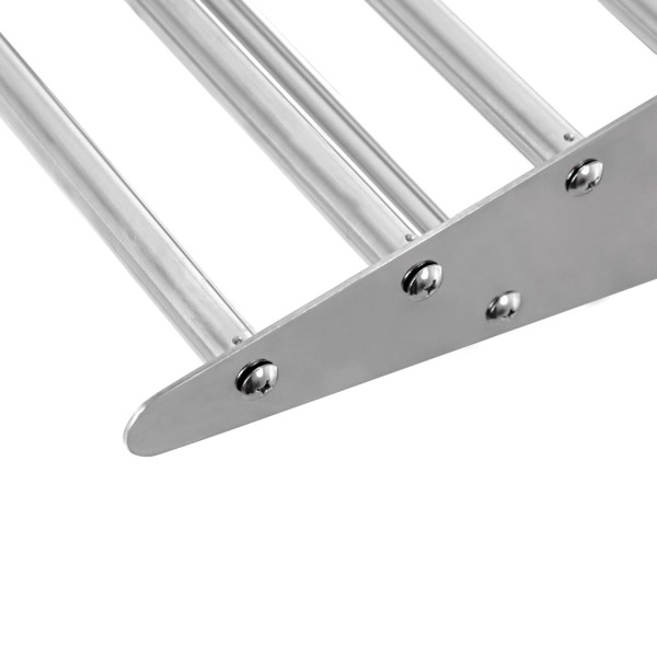Stainless steel shelf 90x30 cm