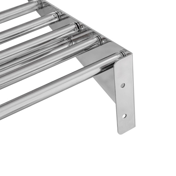 Stainless steel shelf 90x30 cm