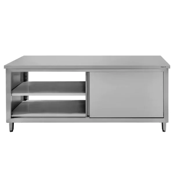 Stainless steel cabinet 200x70 cm