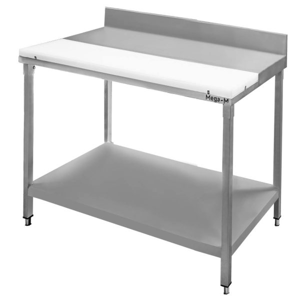 Stainless steel cutting table