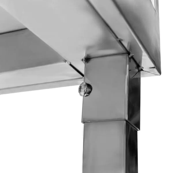 Stainless steel cutting table