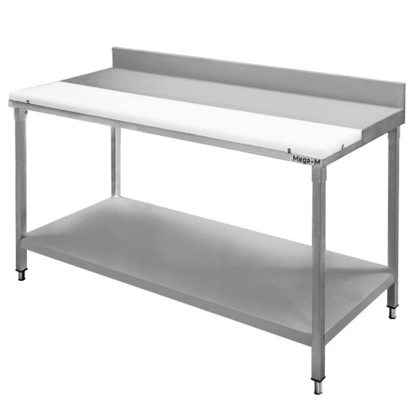 Stainless steel cutting table