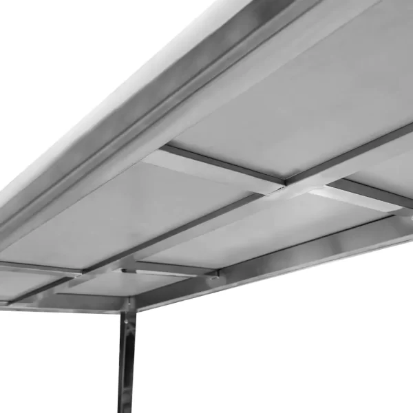 Stainless steel cutting table