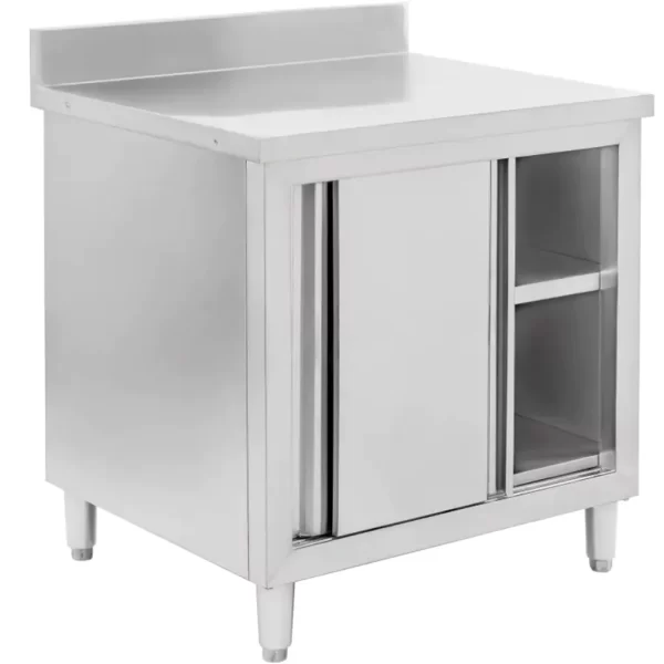 Stainless steel cabinet 80x70 cm