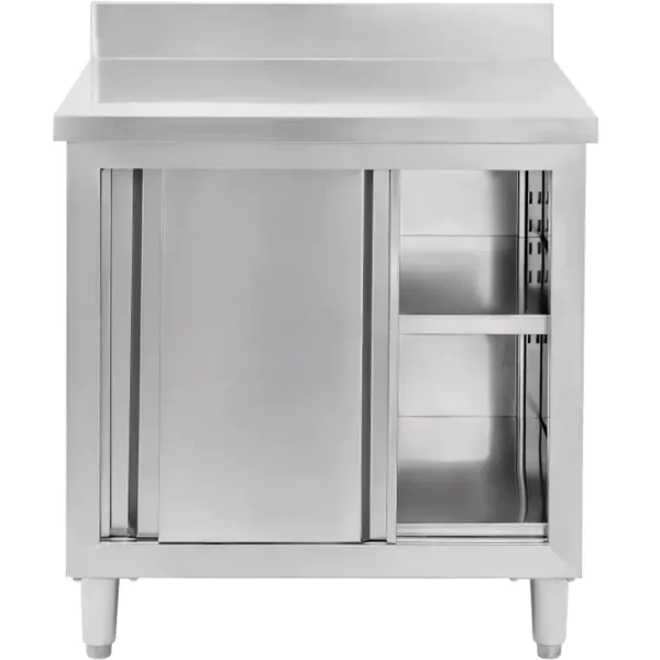Stainless steel cabinet 80x70 cm