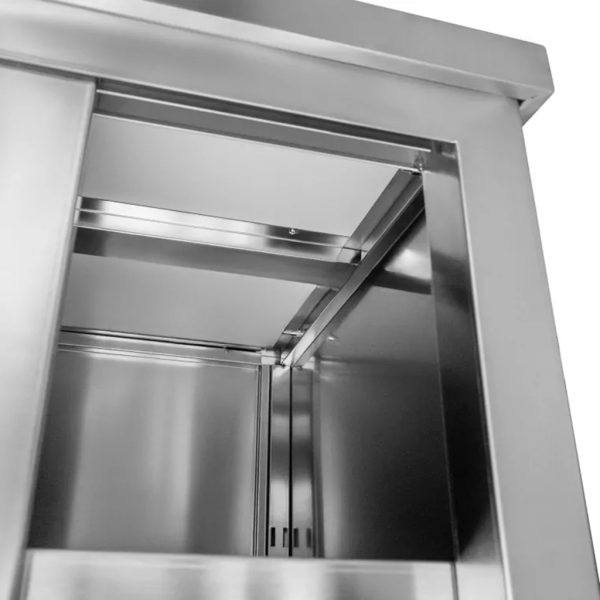 Stainless steel cabinet 80x70 cm