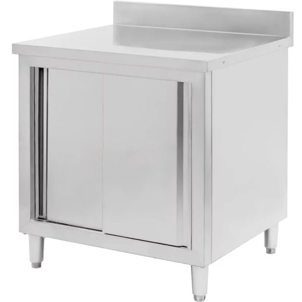 Stainless steel cabinet 80x70 cm