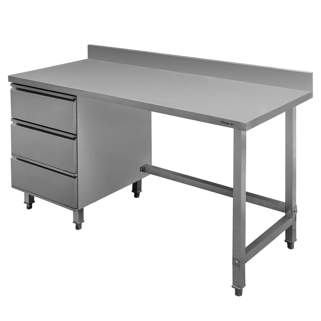 Surenkamas pramoninis stalas 150 cm