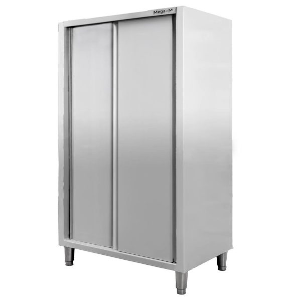 Stainless steel pass-through cabinet 100x60x180 cm