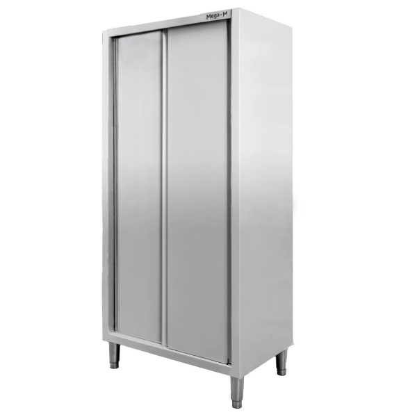 Stainless steel pass-through cabinet 80x50x200 cm