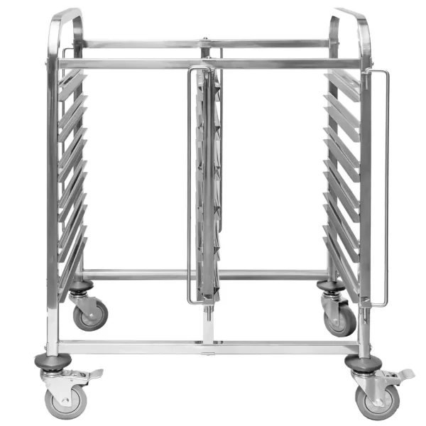 Trolley for gastronorm containers