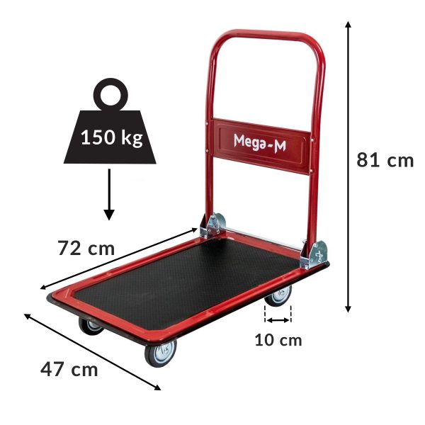Platforminis vežimėlis 150