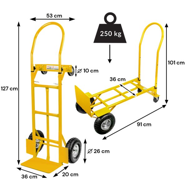 Vertical transport trolley
