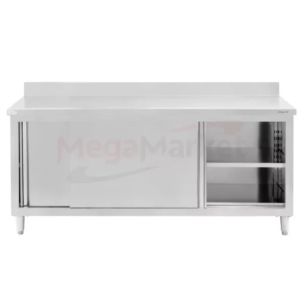 Stainless steel cabinet 200x70 cm