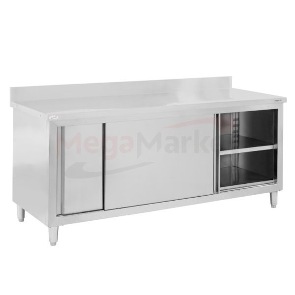 Stainless steel cabinet 200x70 cm