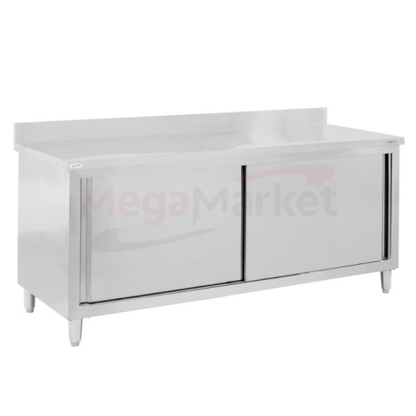 Stainless steel cabinet 200x70 cm