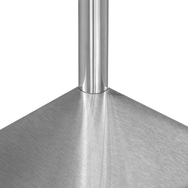 Surenkamas pramoninis stalas su lentyna 60 cm