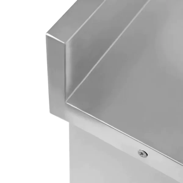 Stainless steel cabinet 80x60 cm