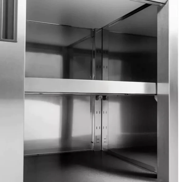Stainless steel cabinet 150x70 cm