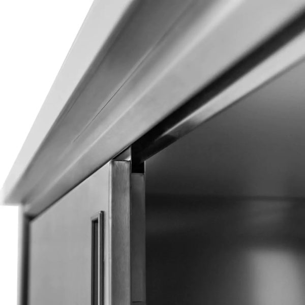 Stainless steel cabinet 150x70 cm