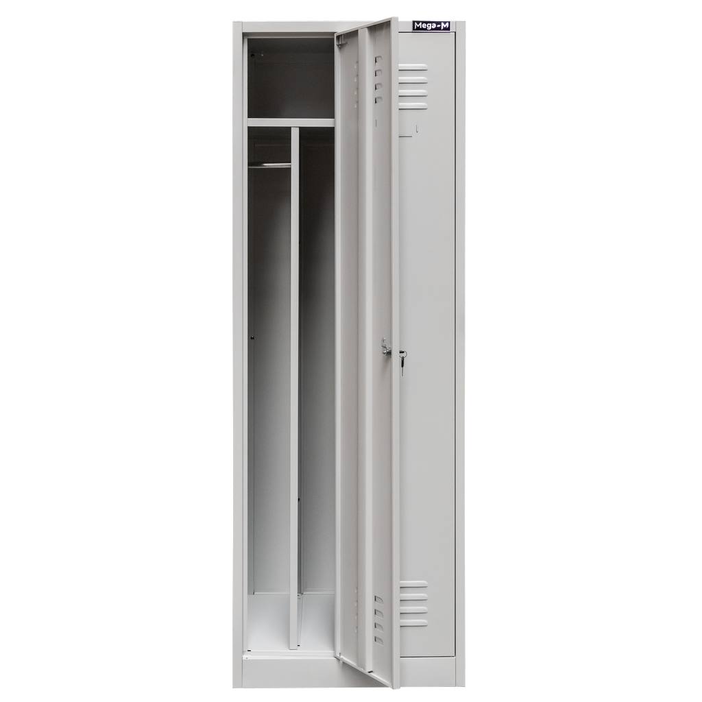 Persirengimo spintelė su pertvara 60x50x180 cm 
