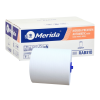 Popierinis rankšluostis ritinyje, skirtas MAXI automatinio pjaustymo dozatoriui, 18,5 cm skersmens, baltas, 3 sluoksnių, 100 m (6 ritinėliai dėžutėje), MERIDA PREMIUM AUTOMATIC MAXI