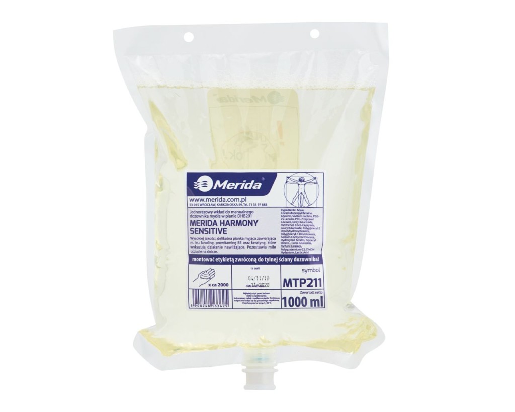 Muilo putos, 1000 ml, MERIDA HARMONY SENSITIVE