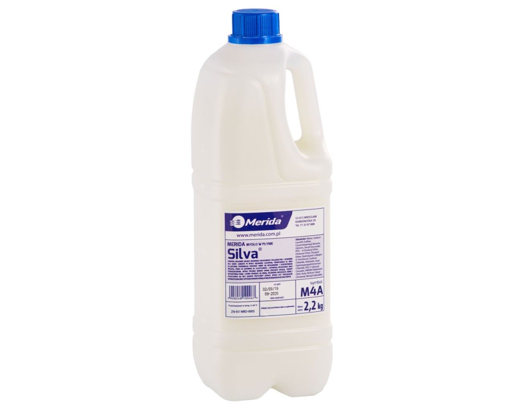 Skystas muilas, 2,2 kg, perlamutrinis baltas, MERIDA SILVA