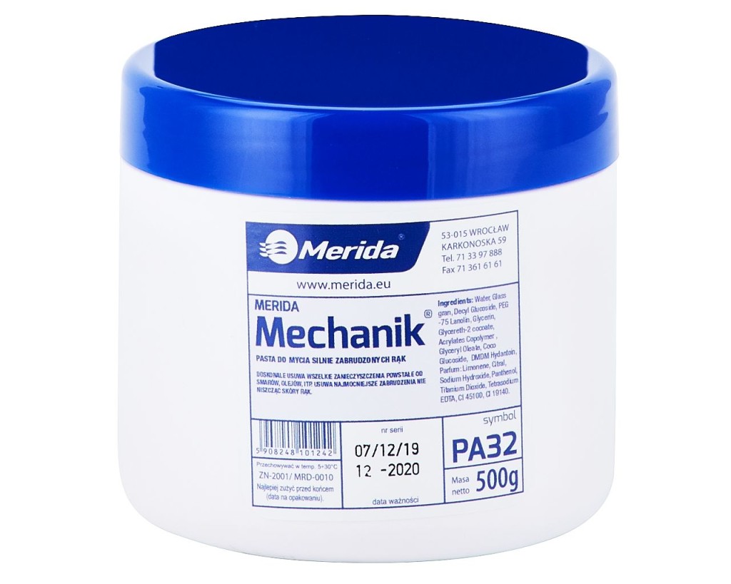 Stiprus rankų valiklis, 500 ml, Merida Mechanik