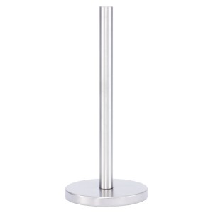 Freestanding vertical paper roll holder (matte steel), Merida