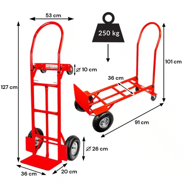 Vertical transport trolley