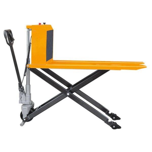 Scissor pallet truck with electric
