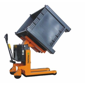 Palečių vežimėlis su elektriniu šakių pakreipimu MF-LT10E, 800x560 mm, 1000 kg, PROMAG