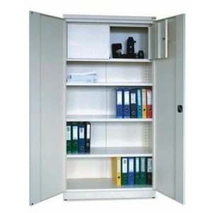 Biuro skapītis ar seifu SBS1000, 1000x435x1950 mm, Classic line, PROMAG