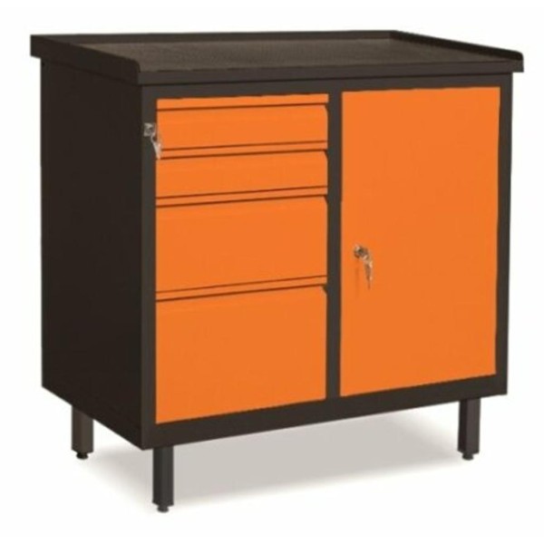 Dirbtuvių spintelė SW01G/2F, 900x500x875 mm, Classic line, PROMAG