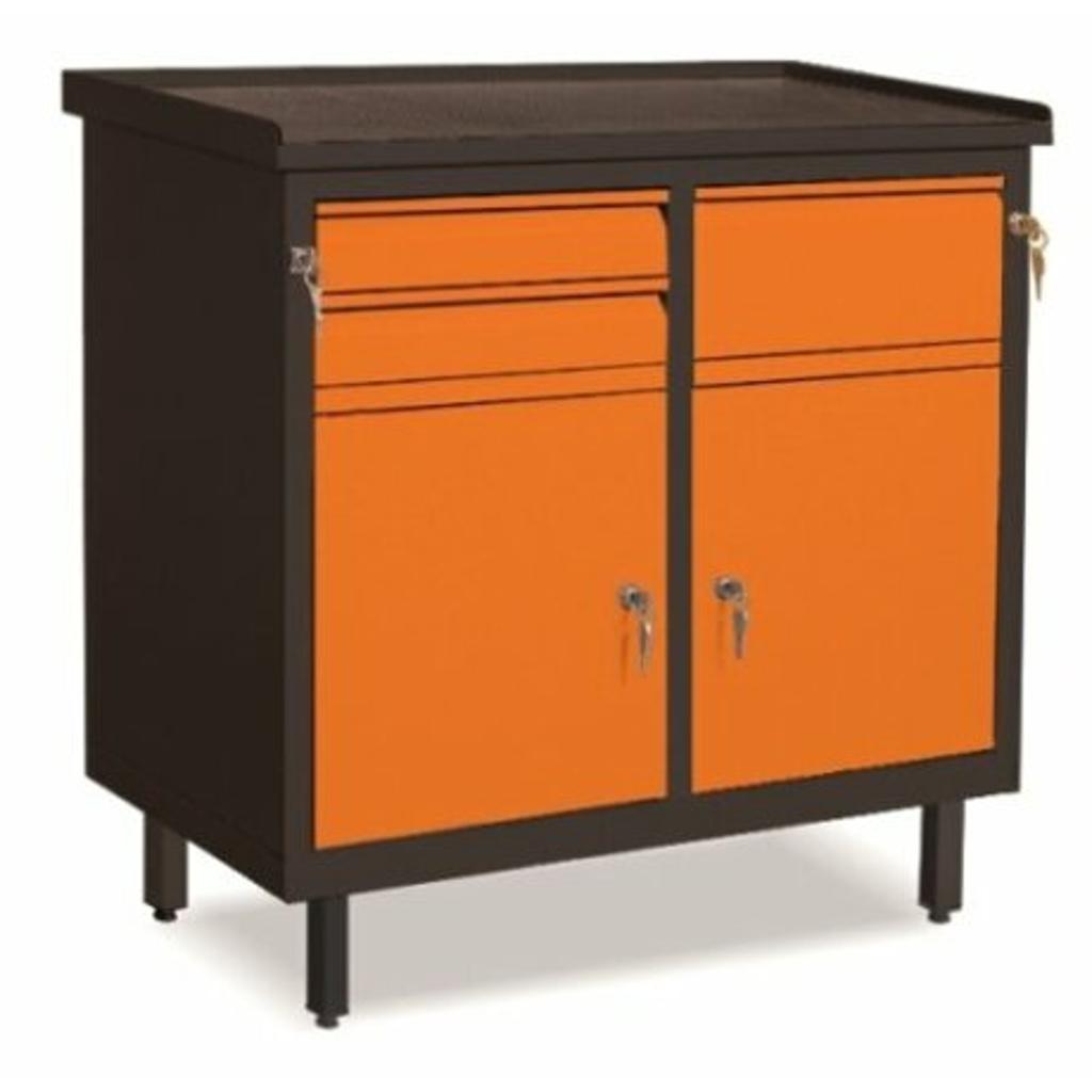 Dirbtuvių spintelė SW01G/CB, 900x500x875 mm, Classic line, PROMAG