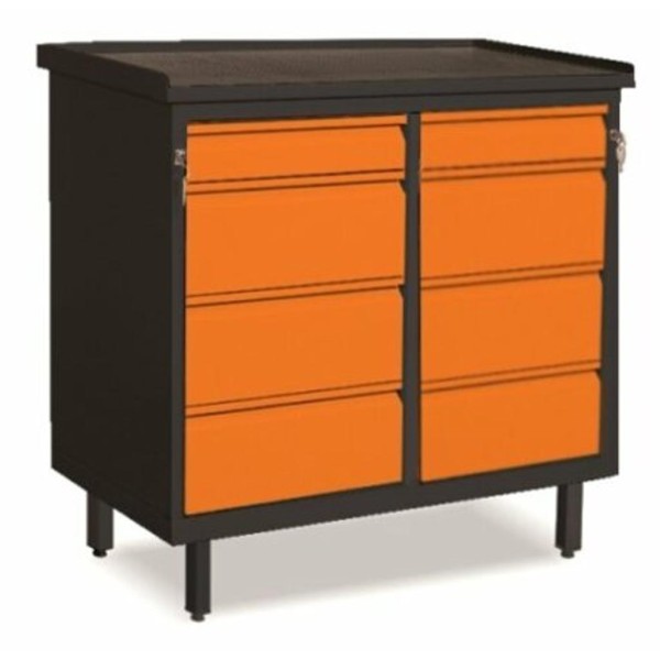 Dirbtuvių spintelė SW01G/FF, 900x500x875 mm, Classic line, PROMAG