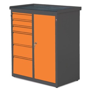 Dirbtuvių spintelė SW01G/W1 37, 900x470x1020 mm, Classic line, PROMAG