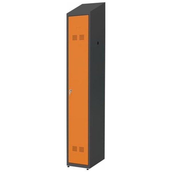 Persirengimo spintelė su stogeliu SUPE300-01 DASZEK 7024/2003, 300x480x2000 mm, PROMAG