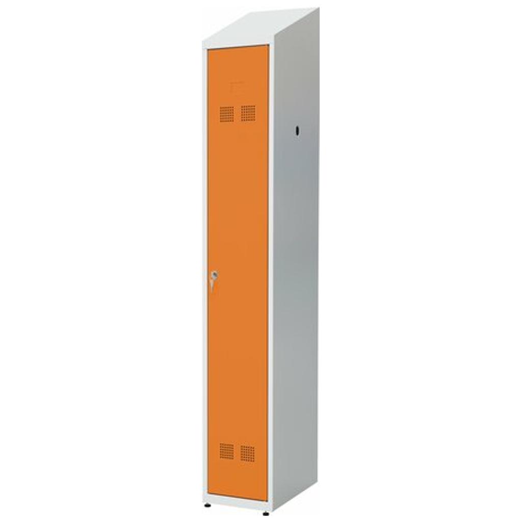 Persirengimo spintelė su stogeliu SUPE300-01 DASZEK 7035/2003, 300x480x2000 mm, PROMAG