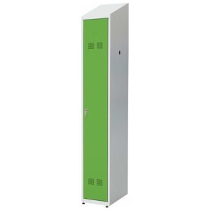 Persirengimo spintelė su stogeliu SUPE300-01 DASZEK 7035/6018, 300x480x2000 mm, PROMAG