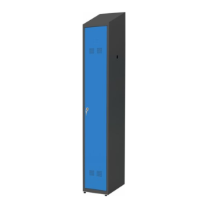 Persirengimo spintelė su stogeliu SUPE300-01 DASZEK 7024/5015, 300x480x2000 mm, PROMAG