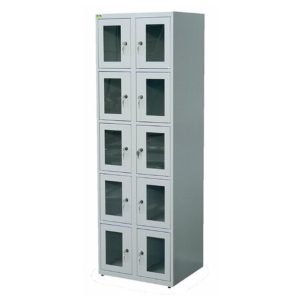 Cabinet with plexiglass windows, 10 compartments, SK300-010 01, PROMAG