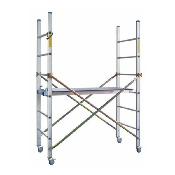 Sulankstomi mobilūs pastoliai, platformos aukštis 990 mm