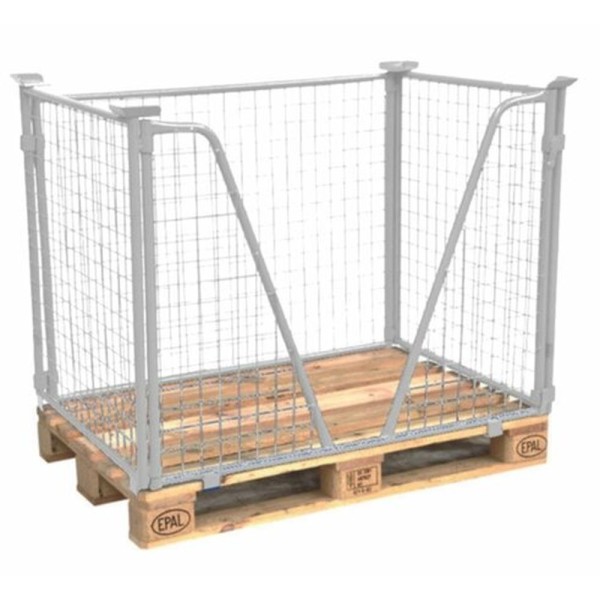 Galvanized cut pallet collar
