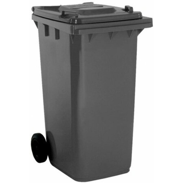 Two-wheeled waste container 60 liters anthracite color